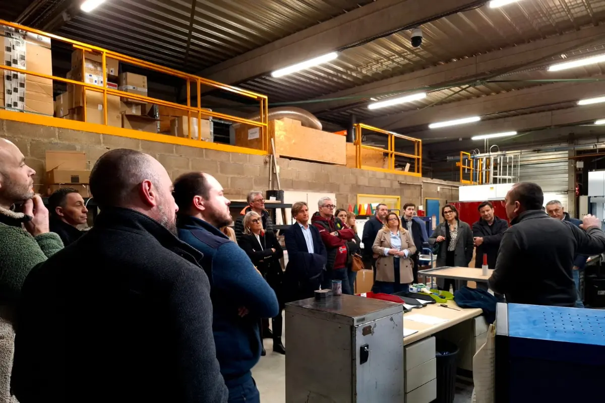 Visite d’entreprise : immersion au cœur du savoir-faire industriel de LASER FUSION avec la CPME de la Nièvre